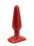Classic Butt Plug - Smooth - Medium - Red