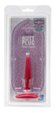 Non-Skid Butt Plug  - Red