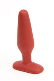 Butt Plug Non-Skid Slim Medium - Red