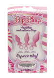Pop Plugs - Medium - Silicone -  Pink