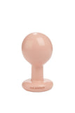 Round Butt Plug - Medium - White