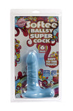 Softee Ballsy Super Cock 6-inch - Baby Blue