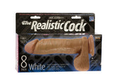The Realistic Cocks 8-inch - White