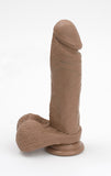 The Realistic Cocks 8-inch- Mulatto