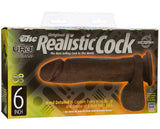 The Realistic Cock UR3 - Black 6-inch