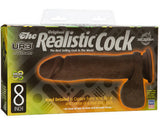 The Realistic Cock UR3 - Black 8-Inch