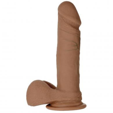 The Realistic Cock UR3 - Brown 6-Inch