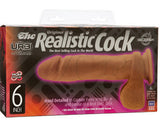 The Realistic Cock UR3 - Brown 6-Inch