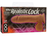 The Realistic Cock UR3 - Brown 8-Inch