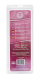 Blush UR3 - 8-inch Dong - Clear with Blush