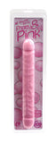 Pretty And Pink Vibrating Dong 12-Inch