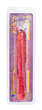 Crystal Jellie's Jr. Double Dong 12-Inch - Pink