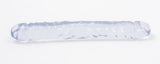 Crystal Jellie's Jr. Double Dong 12-Inch - Clear