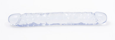 Crystal Jellie's Jr. Double Dong 12-Inch - Clear