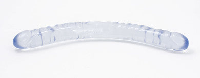 Crystal Jellies Double Dong 18-inch - Clear
