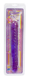 Crystal Jellies 12-inch Jr. Double Dong - Purple