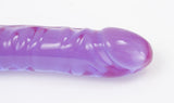 Crystal Jellies Double Dong 18-inch - Purple