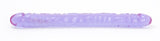 Crystal Jellies Double Dong 18-inch - Purple