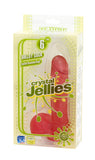 Crystal Jellies Ballsy Cock With Suction Cup 6-inch - Pink
