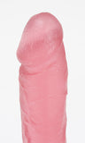 Crystal Jellies Ballsy Cock With Suction Cup 8-inch - Pink
