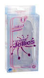 Crystal Jellies Ballsy Cock With Suction Cup 8-inch - Clear