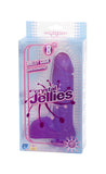 Crystal Jellies Ballsy Cock With Suction Cup 8-inch - Purple