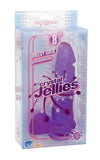 Crystal Jellies Ballsy Cock With Suction Cup 8-inch - Purple