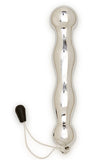 Reflections Glass Wand - Shimmer Silver