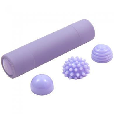 3 Way Pocket Vibe with 3 Attachments - Purple