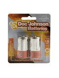 Doc Johnson Batteries - C - 2 Pack