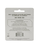Doc Johnson Alkaline AA Batteries - 4 Pack