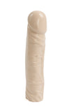 Veined Vibrator Sleeve 8-inch - White