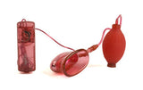 Pucker Up Vibrating Vaginal And Clitoral Pump - Red