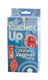 Pucker Up Vibrating Vaginal And Clitoral Pump - Red
