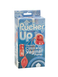 Pucker Up Vibrating Vaginal And Clitoral Pump - Red