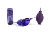 Pucker Up Vibrating Vaginal And Clitoral Pump - Purple