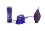 Pucker Up Vibrating Vaginal And Clitoral Pump - Purple