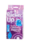Pucker Up Vibrating Vaginal And Clitoral Pump - Blue