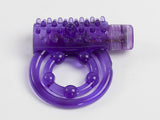 Weenie Wrapper Dual Cock Ring - Purple