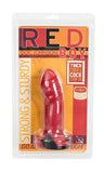 Red Boy - 7-inch Curved Cock Strap-On - Red