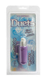 Duets Lube And Vibrator 3-Inch - Purple