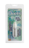 Duets Lube And Vibrator 3-Inch - White