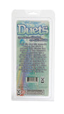 Duets Lube And Vibrator 3-Inch - White