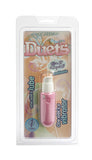 Duets Lube And Vibrator 3-Inch - Pink