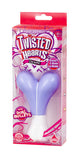 Twisted Hearts Desire With Dual Bullets 5.5-inch - Purple