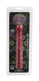 Radiant Gems Veined Slim Dong 8-inch - Red