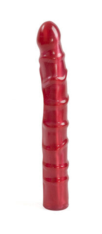 Radiant Gems Veined Slim Dong 8-inch - Red