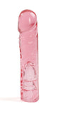 Vac-U-Lock Crystal Jellie Dong 8-inch - Pink