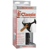 The Classic 8-Inch With Supreme Harness - Brown