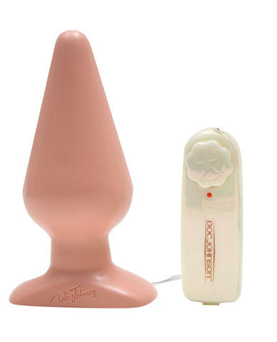 Vibro Erotems Butt Plug - Large - White